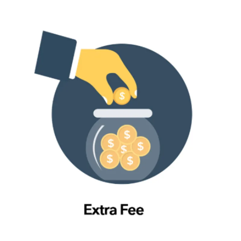 

extra fee