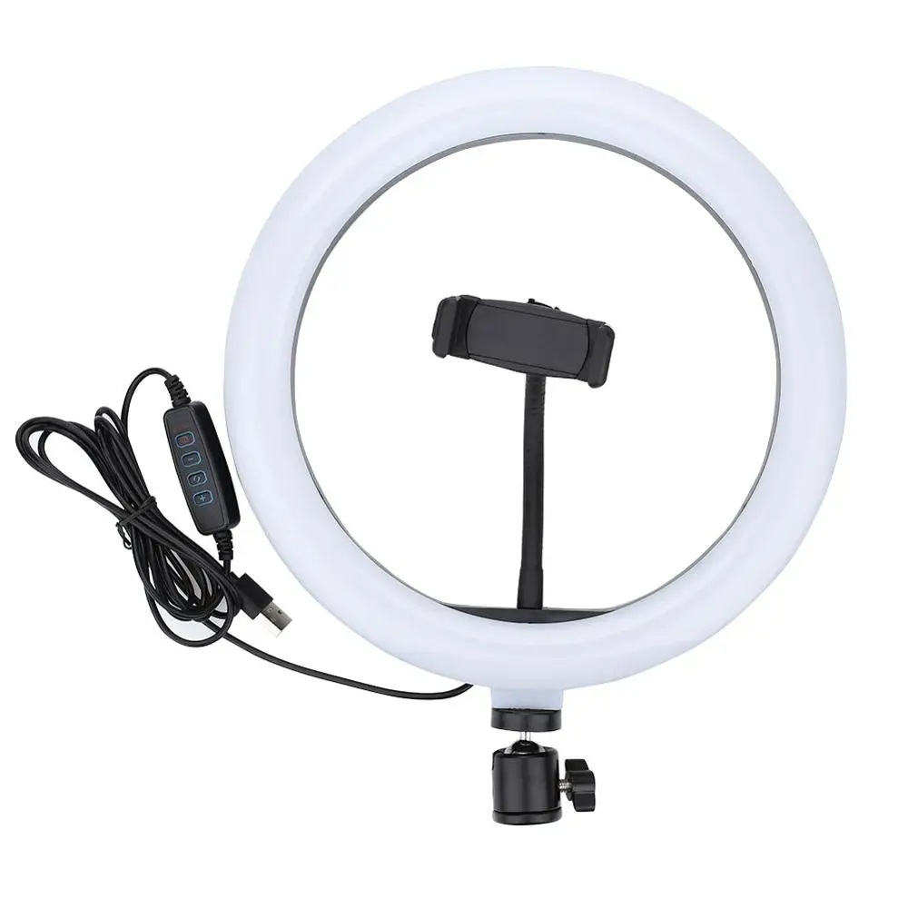 Фотография с регулируемой яркостью светодиодный Selfie Ring Light Youtube Video Live Photo Studio