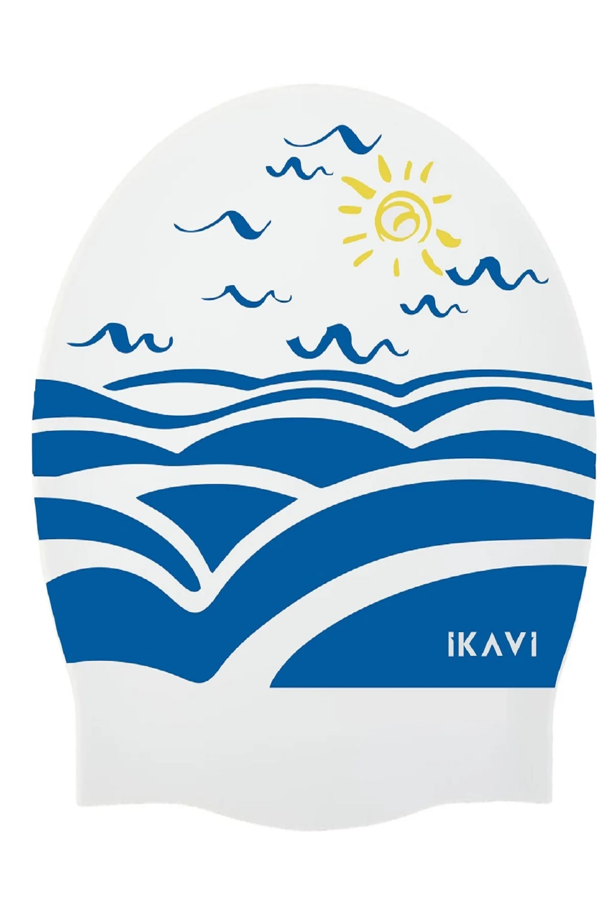 

Sea Sun Printed High Quality Silicone Swimming Cap Waterproof Printed Swim Pool Cap Man Women Swimming For Adult