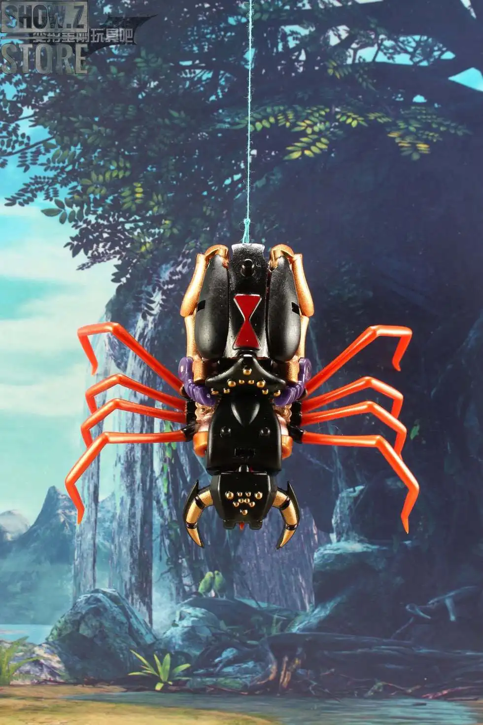 [Show.Z Store] Action Figure элемент трансформации TE MM001 в виде черного арахния фигуры которая