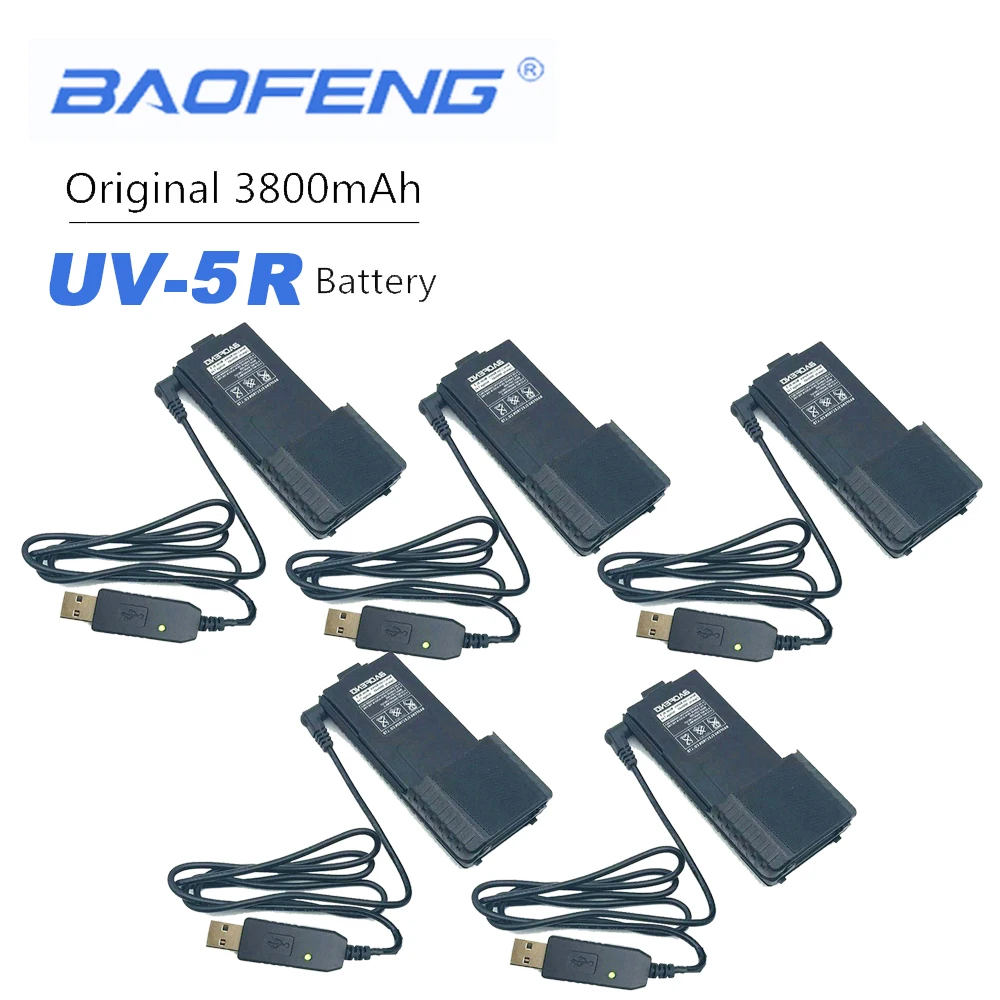 5 шт. новые оригинальные кнопки Baofeng BL с подробной информацией о USB Зарядное