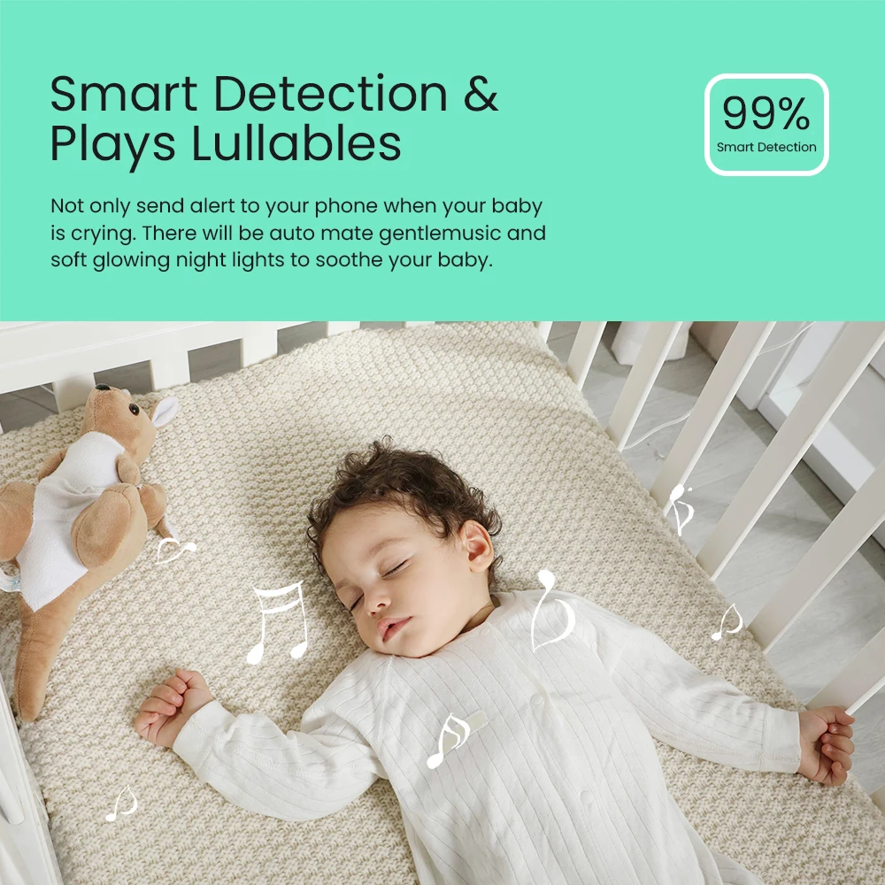 Видеоняня Simshine беспроводная 4 МП с ночным видением|Радионяни| |