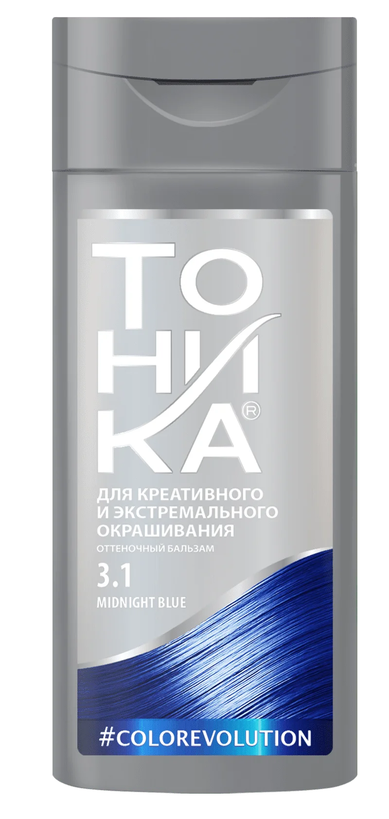 Оттеночный бальзам для волос ТОНИКА COLOREVOLUTION 3.1 Midnight Blue 150 мл. |