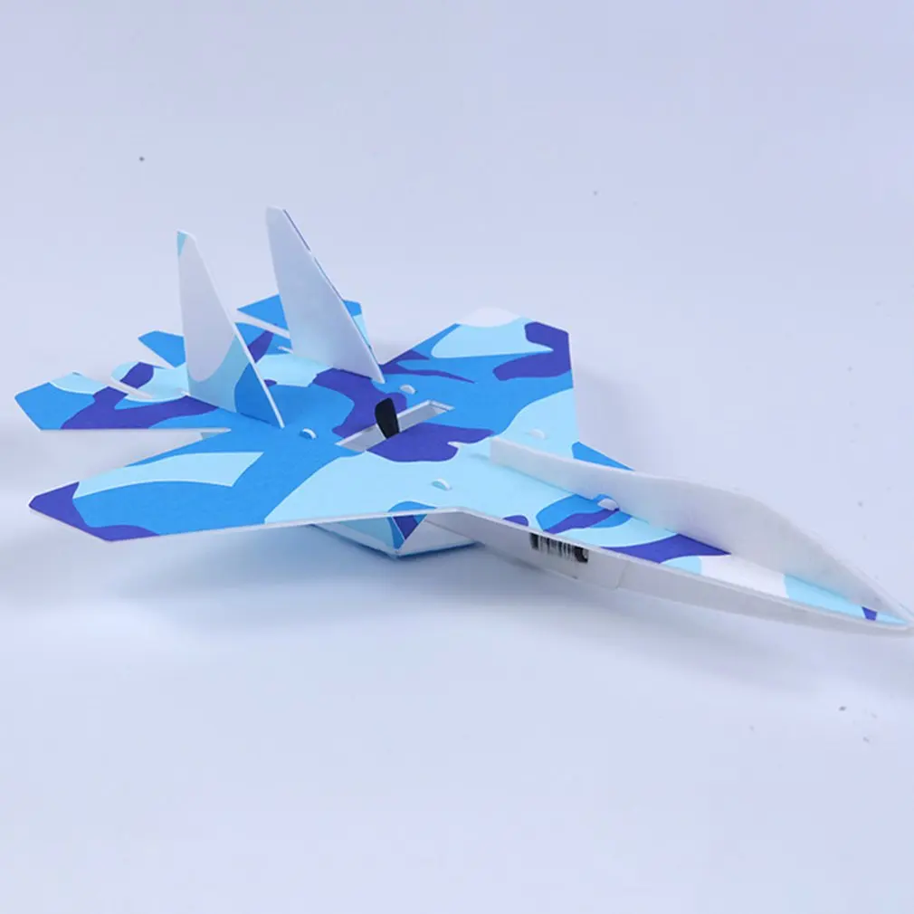 Модель самолета Su27 сделай сам из пенопласта катапульта игрушки для детей