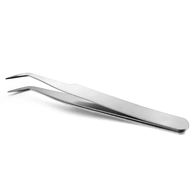 

1pcs Curved Straight Tweezers Nails Decor Picker Rainbow Eyelash Extension Dead Skin Remover Manicure Makeup Nail Tools