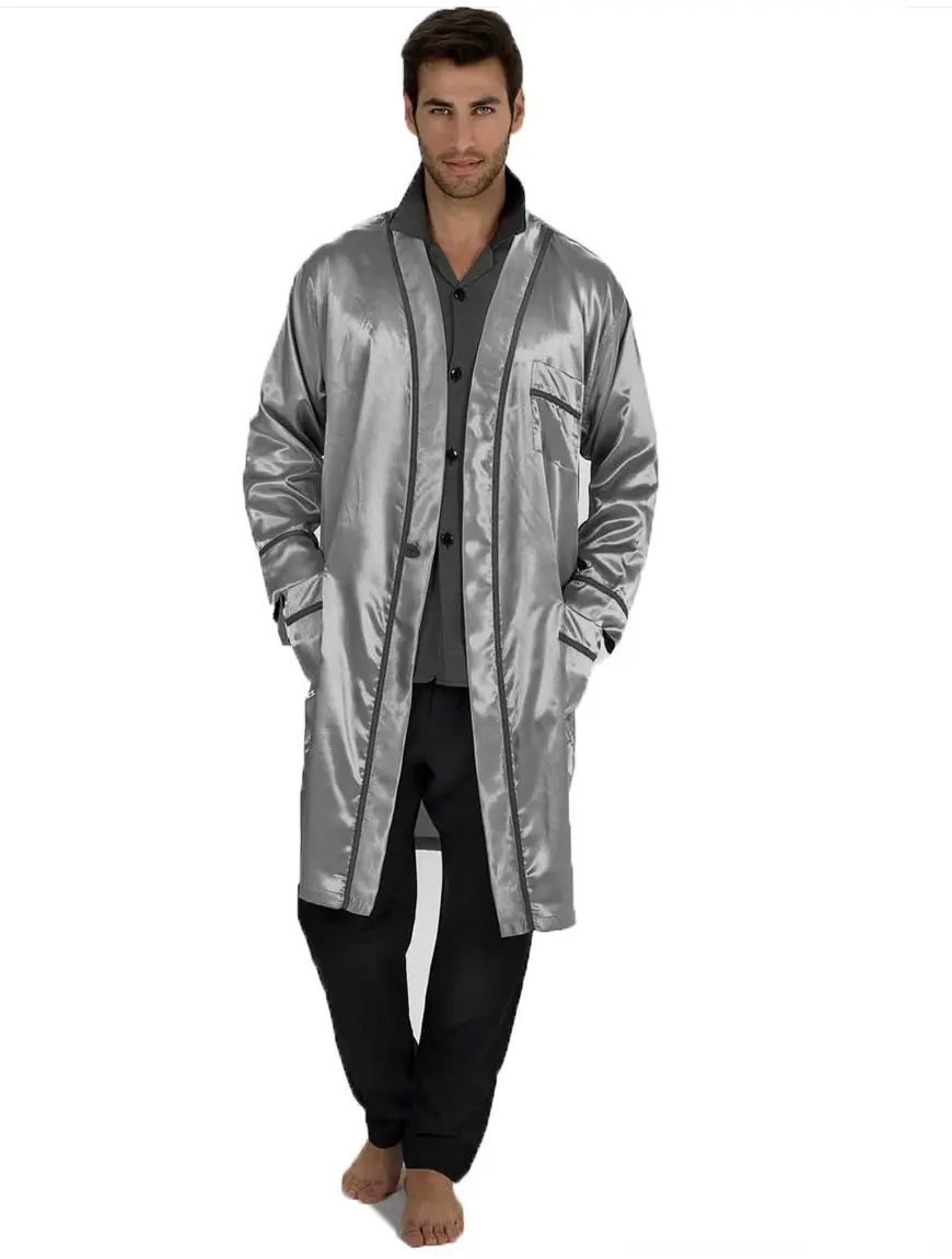 Pierre Cardin 5520 Saten Damat chueiz Pijama& robdёssambr 5li набор