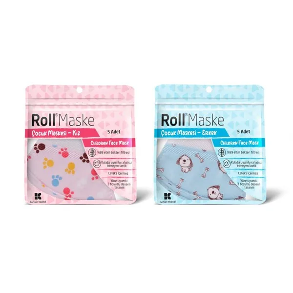 Рулонная маска резиновое кольцо для детской маски 1 упаковка из 5 штук 99%