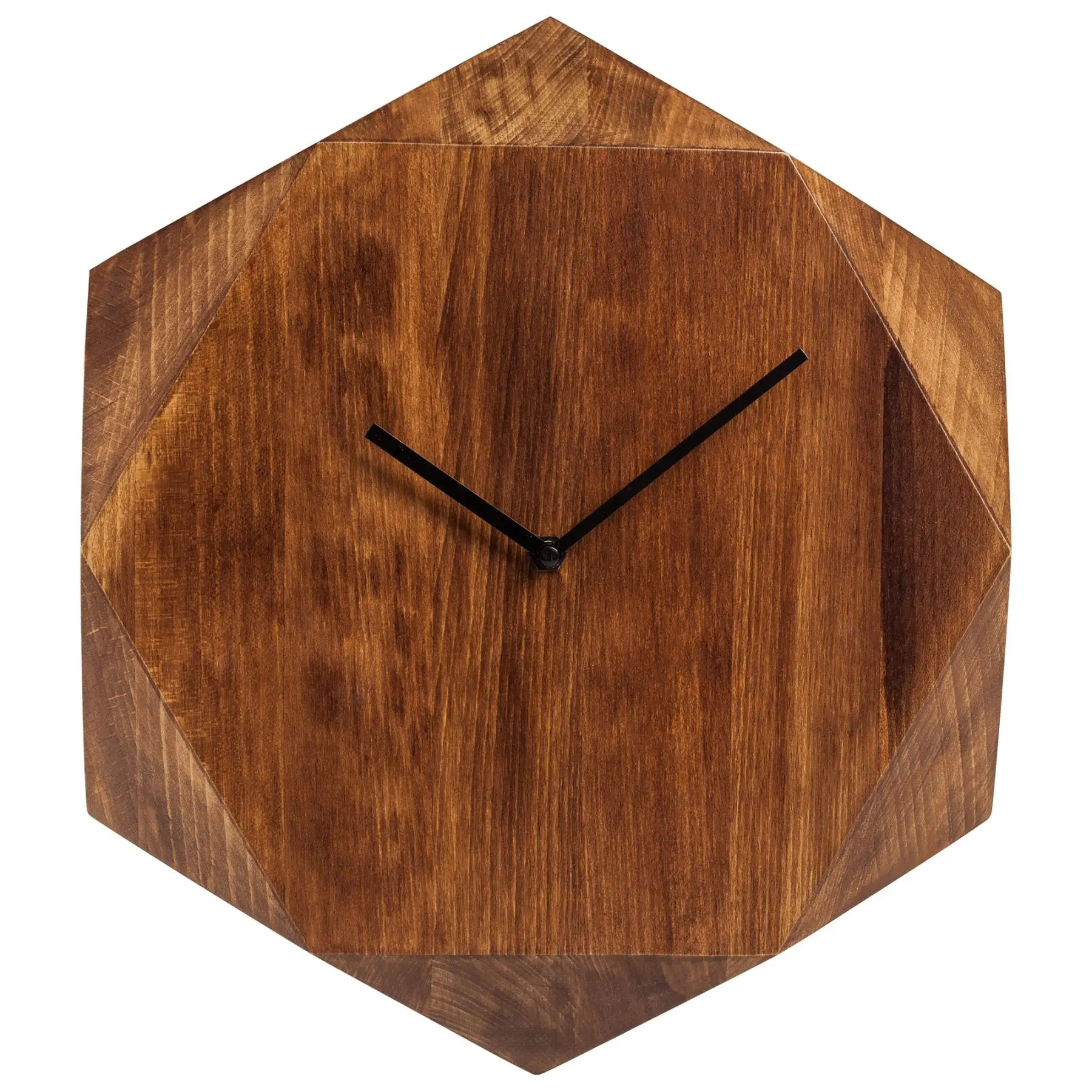 Часы настенные Wood Job Дерево Very Marque с плавным ходом и бесшумным