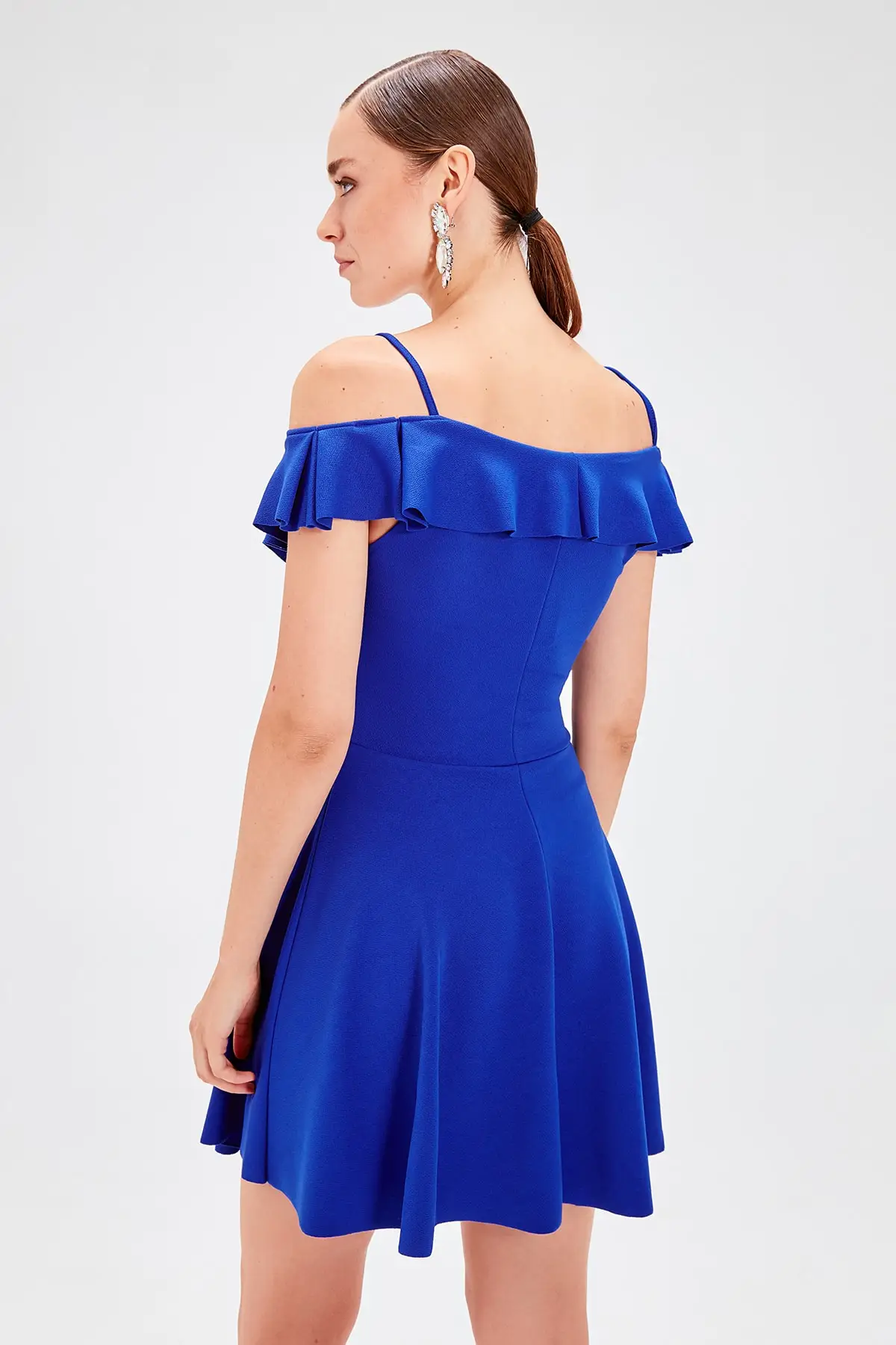 Trendyol Saks платье с маховиком TPRAW20EL1190|Женские платья| |