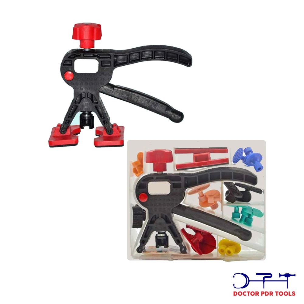 vender Carro Paintless Dent Repair Pdr Mini Levantador De Cola Guia Dent Extrator + 24 Guias Remoção Autobady Paintless Sistema Reparo Inteligente