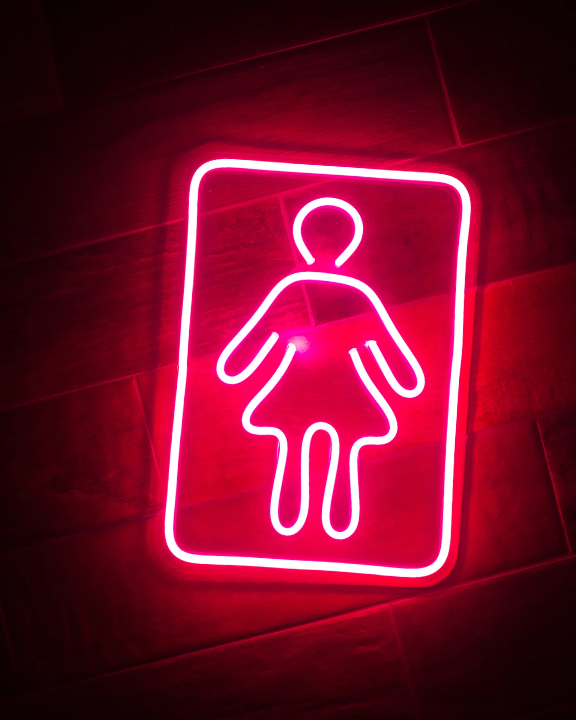 Неоновая табличка на дверь Женщина Мужчина ночник вывеска светильник | Дом и сад
