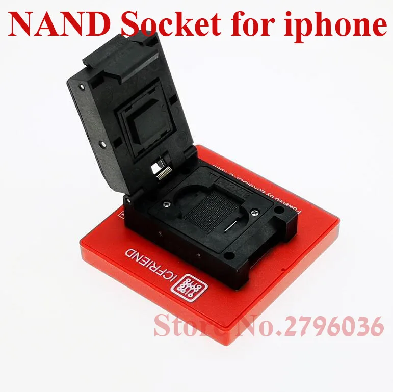 MOORC ICFRIEND Z3X легкий Jtag Plus E Mate eMMC BGA 13 в 1 X ISP NAND адаптер гнезда | Мобильные телефоны и