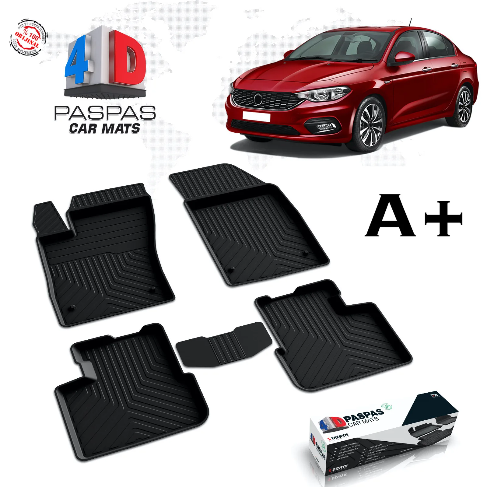 

Резиновый коврик и ковер для багажа FIAT EGEA TIPO DODGE NEON, новый аксессуар черного цвета, модель 2020 2021