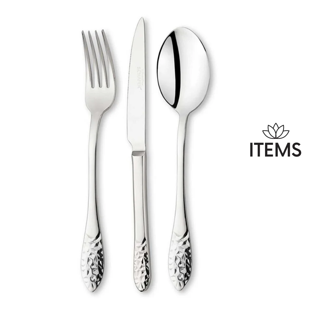 

Cutlery Set Luxury Original Quality Fashion Knife Spoon Fork Beautiful Brand Quality Steel Home Dining 18 pcs Dining Necessities