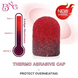 Колпачки абразивные для педикюра BNG, зернистость 80, 5 шт.