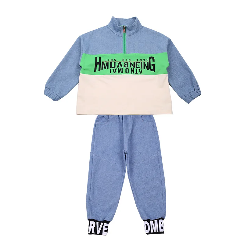 

New Spring Autumn Boys Clothing SuitsSweatshirts+ Pants 2pcs/Set Kids Jacket Teenager Sport PerformanceCostume Tracksuit High