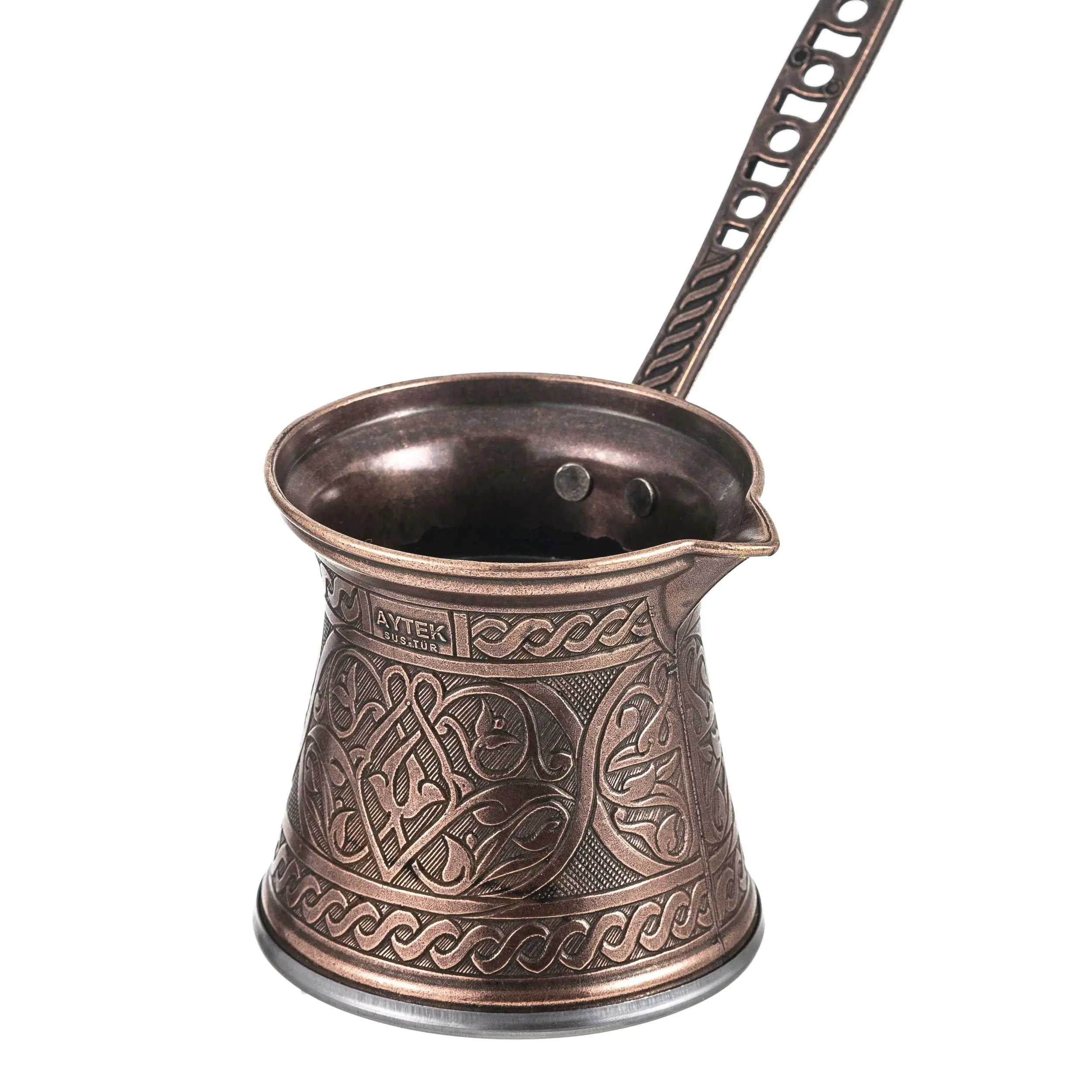 

Turkish Coffee Pot Coffee Maker Moka Pot 4 Person 200 ML турка для кофе Copper Cezve Handmade Casting Decorative Gift Accessory