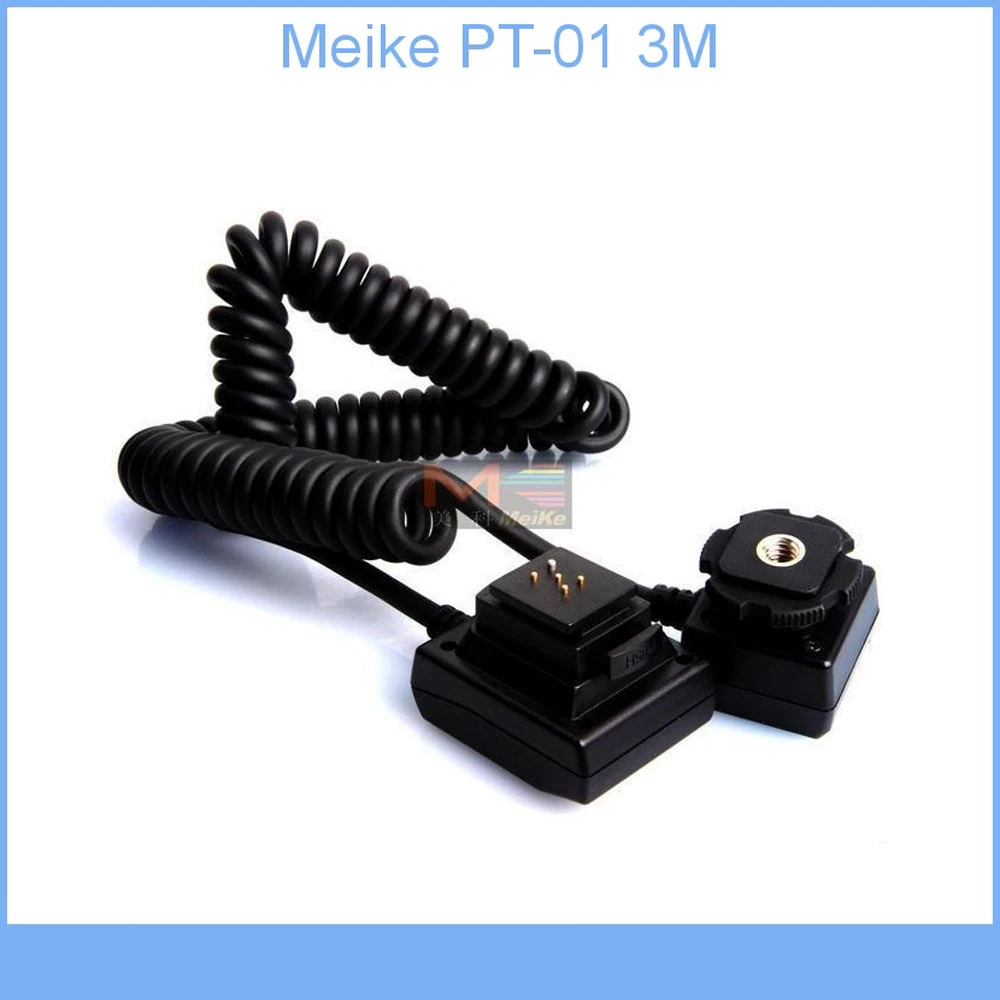 Meike DSLR камера TTL Flash Remote Cord Sync Cable 3M PT-01 P-TTL для Pentax K3II K5 K5II K-5IIs K70 K50 KS2 KS1 | Электроника