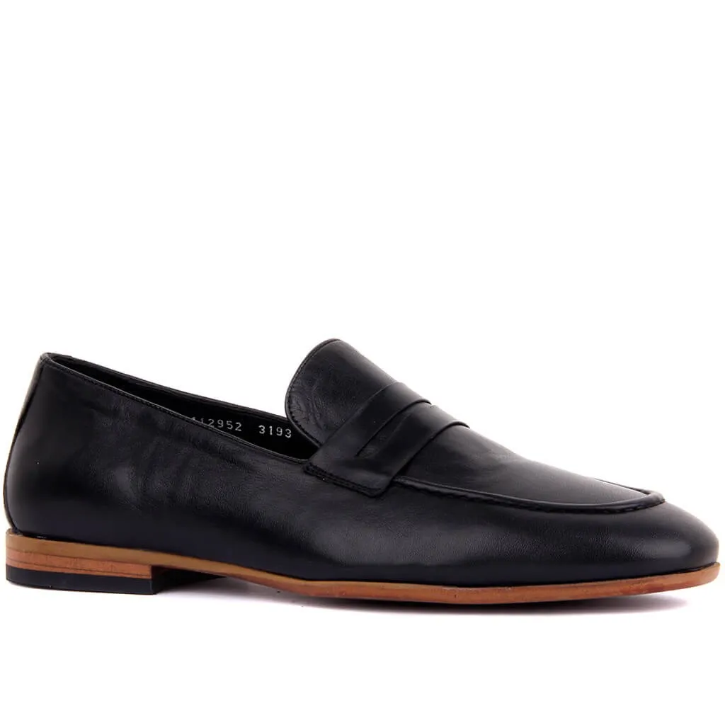 Sail-Lakers Black Leather Men 'S Shoes | Обувь