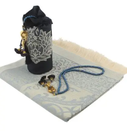 

Исламская мусульманская звезда серия guipuязычковый молитвенный коврик четки набор темно-синего свободного шлепанца