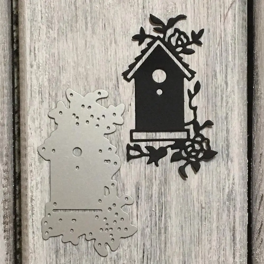 ArtScrap Birdhouse For Metal Cutting Stencils DIY Scrapbooking Card Decorative Craft Embossing Die Cuts | Art: 272 Дом и сад