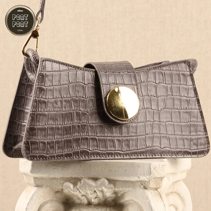 

Female Fashion Handbag Baguette Shoulder Bag Crossbody Bag For Women Designer Genuine Leather Lady Handbag sac a main femme bols