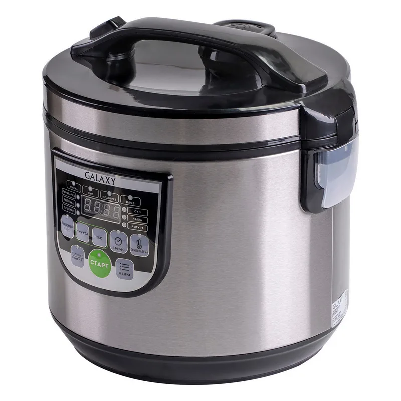 Мультиварка Galaxy 900 Вт 10 программ приготовления съемная чаша с антипригарным