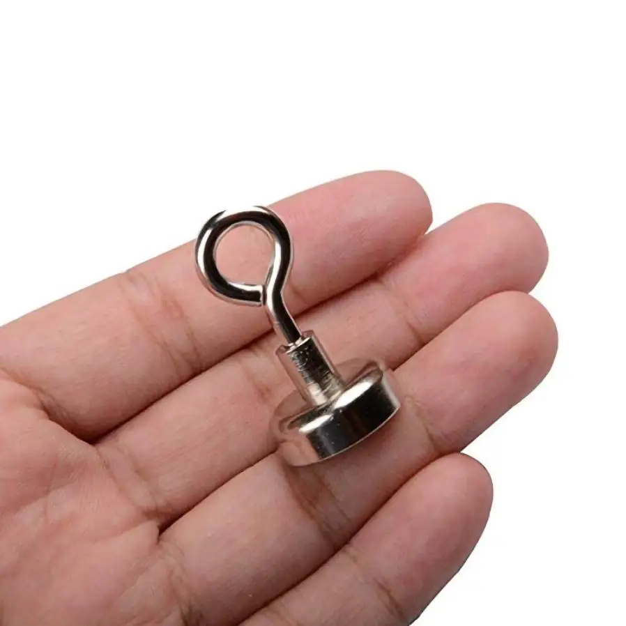 

Strong Magnetic Hook Round Neodymium Magnet Heavy Duty Wall Hooks Hanger Key Coat Cup Hanging Hanger for Home Kitchen Workplace