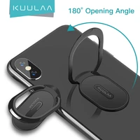 kuulaa finger ring holder mini phone ring for iphone mobile phone stand portable metal ring holder support magnetic phone stand