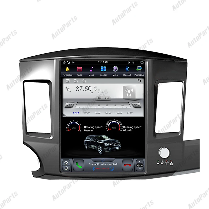 KUKUZ 12 1 &quotAndroid 9.0 IPS 4G-64G Tesla style автомобильный DVD GPS-навигатор радио для Mitsubishi Lancer