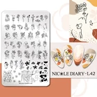 Nicole Diary, Пластина для стемпинга 14,5*9,5 см
