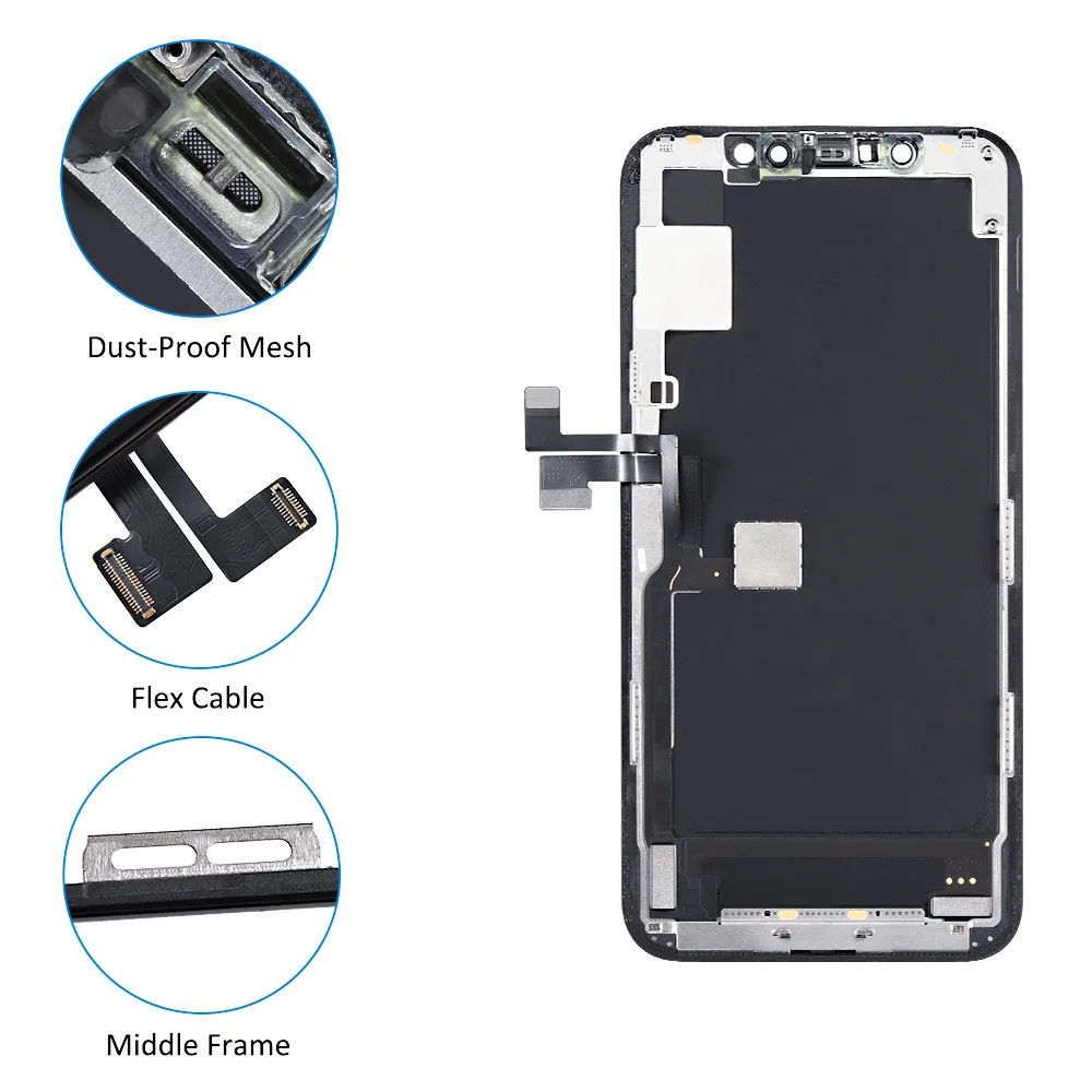 ЖК дисплей EK Incell для iPhone 11 PRO с 3D сенсорным экраном и дигитайзером запасные части в