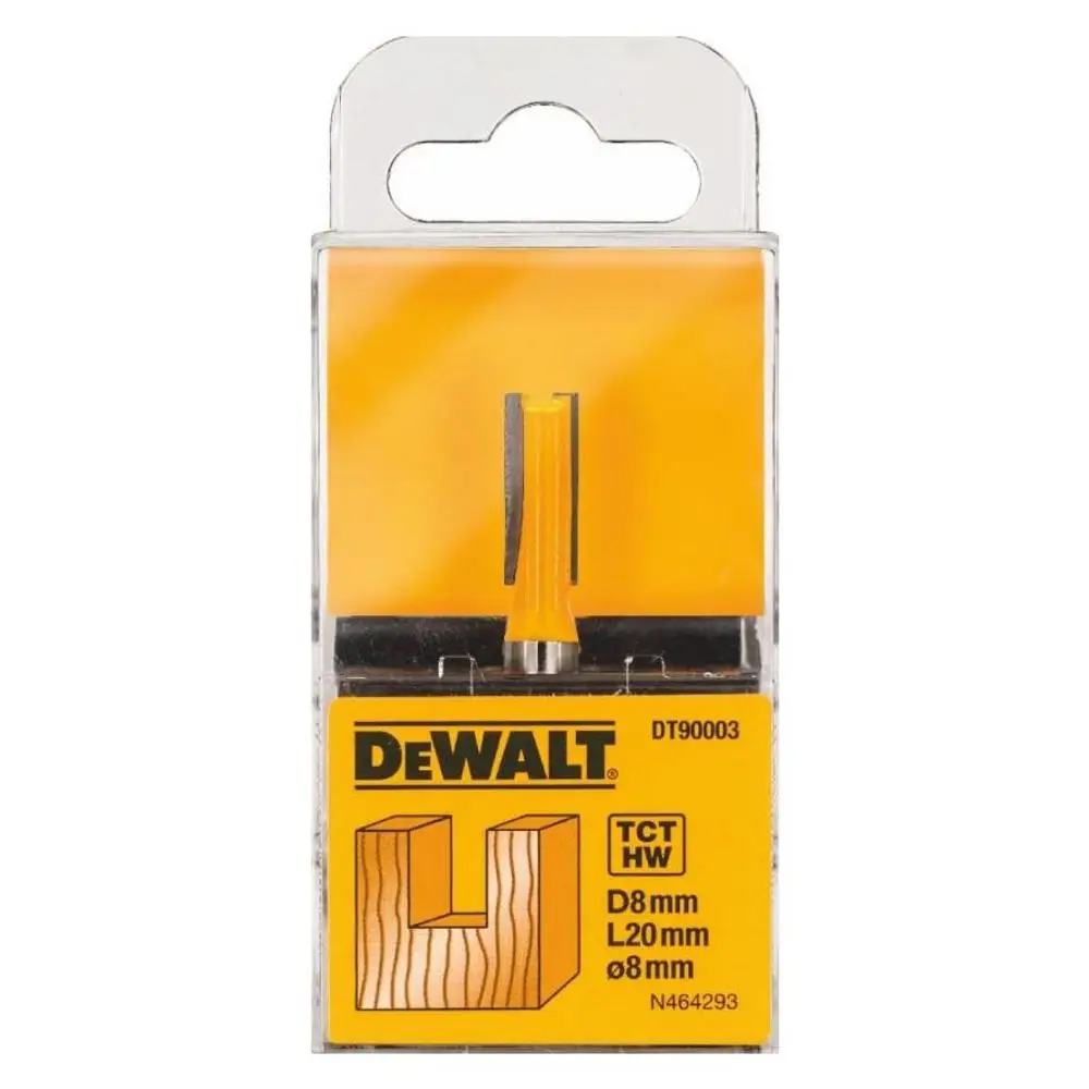 Фреза пазовая для дерева DeWalt DT90003-QZ Z2 HM 8мм 55 мм | Инструменты
