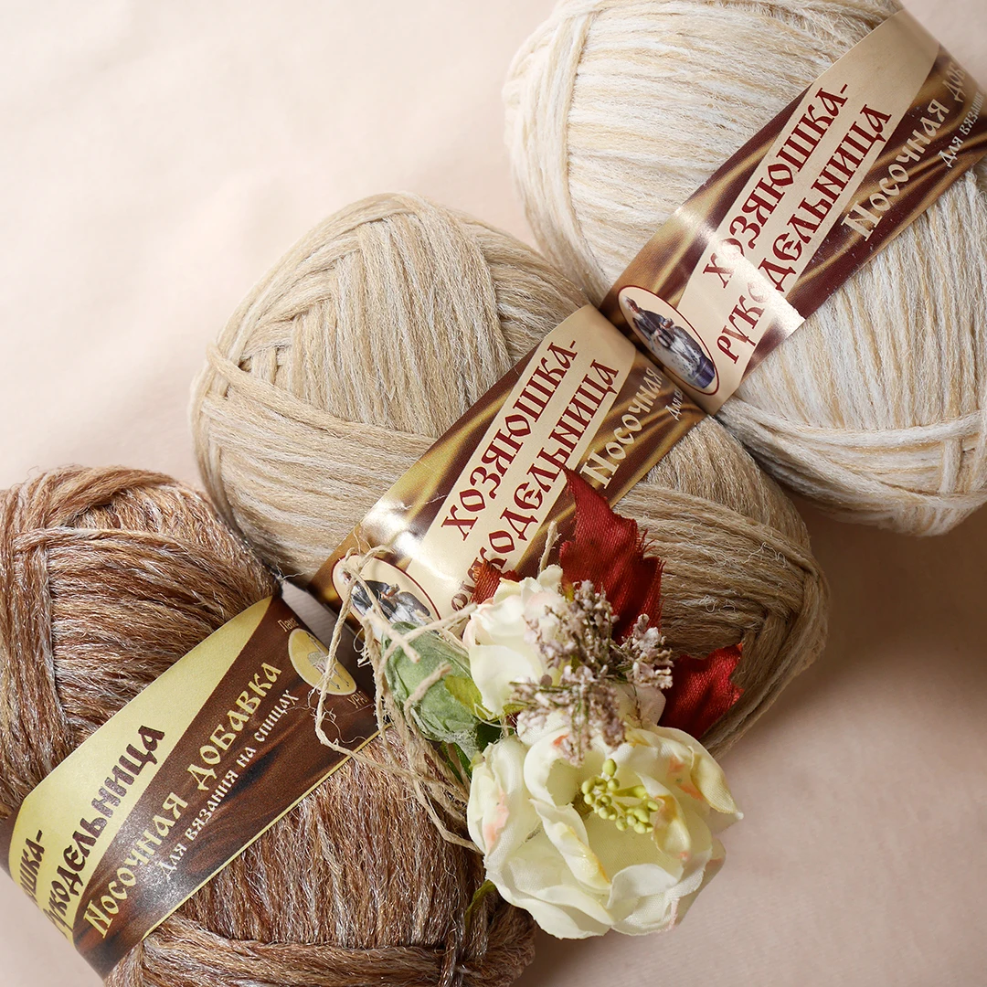 Пряжа Носочная добавка (10 Мотков) 100% полипропилен Хозяюшка - Рукодельница купить