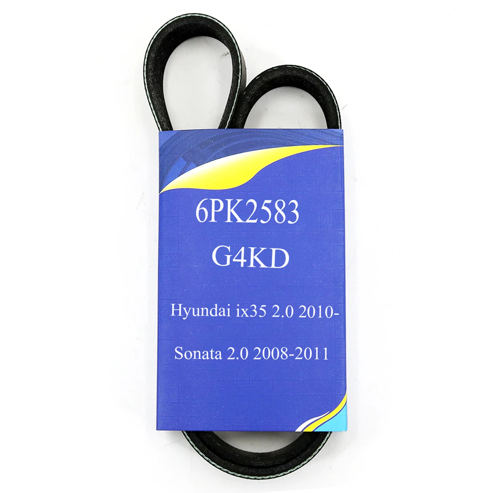 

VOCR G4KD Engine V-belt For Hyundai ix35 2.0 2010-/Sonata 2.0 2008-2011 OEM 6PK2583 0109979892 0119976792 Car Accessories