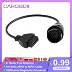 Новый OBD2 кабельный разъем для Benz 38Pin к OBDII 16Pin гнездовой разъем адаптера OBD 38pin Разъем для Benz кабель для автомобильного сканера