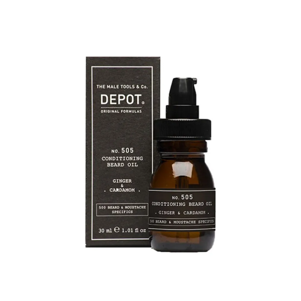 

Depot No.505 Conditioning Beard Oil, Ginger Cardamom, 30ml