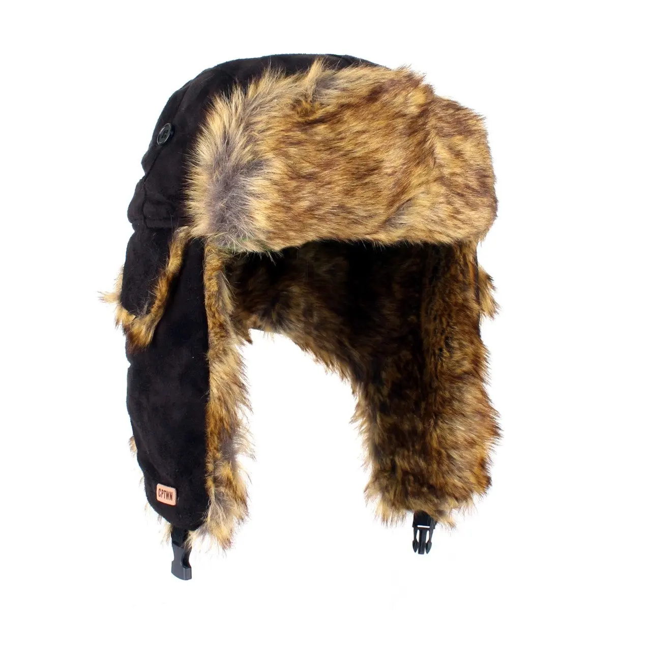 Black Khaki Brown Pilot Bomber Snow Winter Fur Thick Warm Hat / Beanie For Women Men