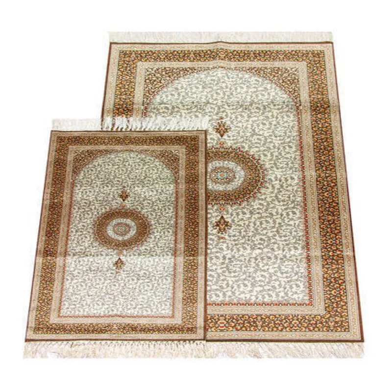 Превосходное качество мусульманский молитвенный коврик набор для мамы отца