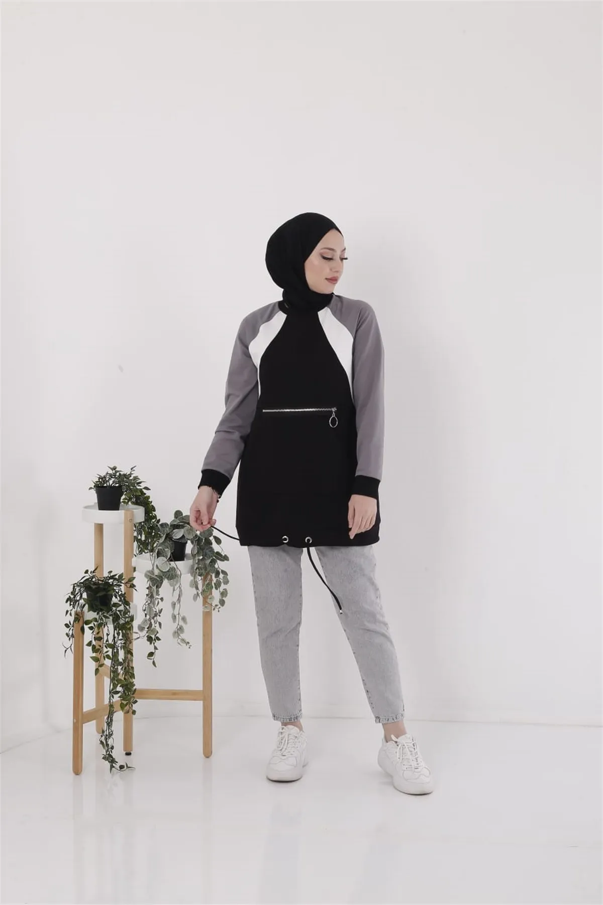 

Butik Melike Two Thread Detailed Women's Tunic 2021 New Arrivals hijab abaya muslim fashion sets islamic clothing prayer garment