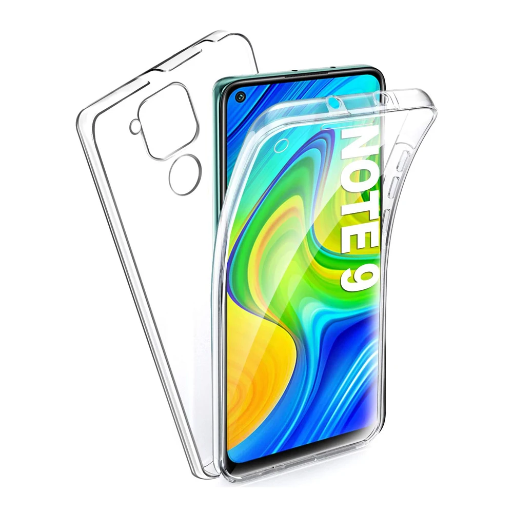 Двухсторонний гелевый ТПУ силиконовый + PC защита 360 ° ультра тонкий жесткий чехол