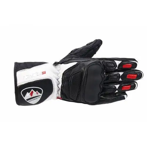 

- Gloves Leather Black White Red