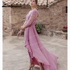 Простое шифоновое платье для матери невесты, короткое спереди, сзади, Длинные свадебные вечерние платья vesrido madrinha для свадебной вечеринки