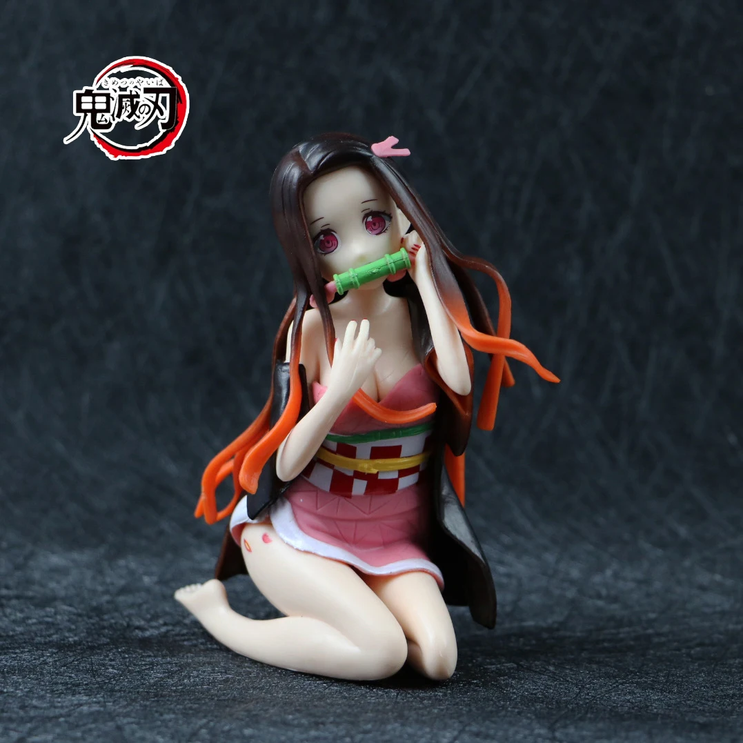 

12CM Demon Slayer Anime Action Figure Kamado Nezuko Sexy Girl Doll Kimetsu No Yaiba PVC Model Toys Collectible Statue Gifts