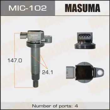 Катушка зажигания Toyota Prius/Yaris 1.5 00 MASUMA MIC102 | Автомобили и мотоциклы