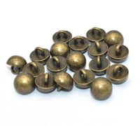 10pcs mini metal buttons half dome shank buttons round shank buttons sewing buttons mushroom buttons for diy sewing handmade