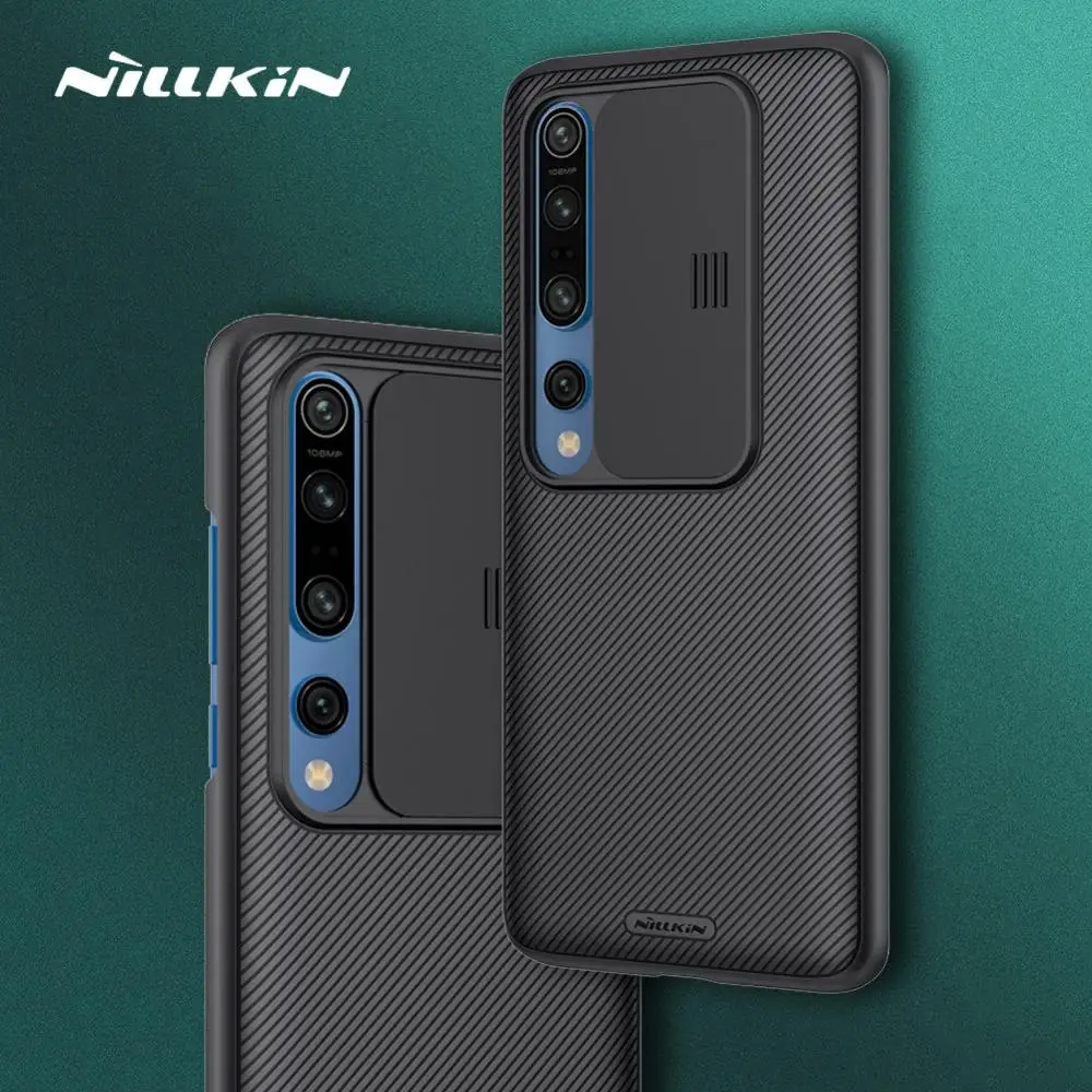 Чехол-накладка Nillkin для Xiaomi Mi 10 Pro, с защитой камеры