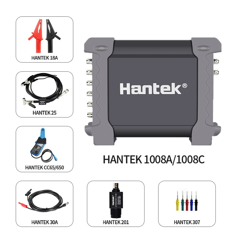 Щуп осциллографа Hantek HT25 для 1008C originalAutomotive 2 5 метра емкостный спад зажигания