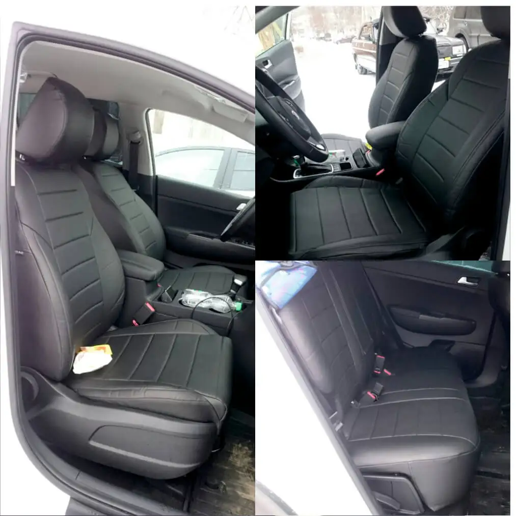 АВТОЧЕХОЛ АВТОПИЛОТ ДЛЯ FORD FOCUS II GHIA СЕДАН/ХЭТЧБЕК/УНИВЕРСАЛ (2005-2011) Экокожа ромб -