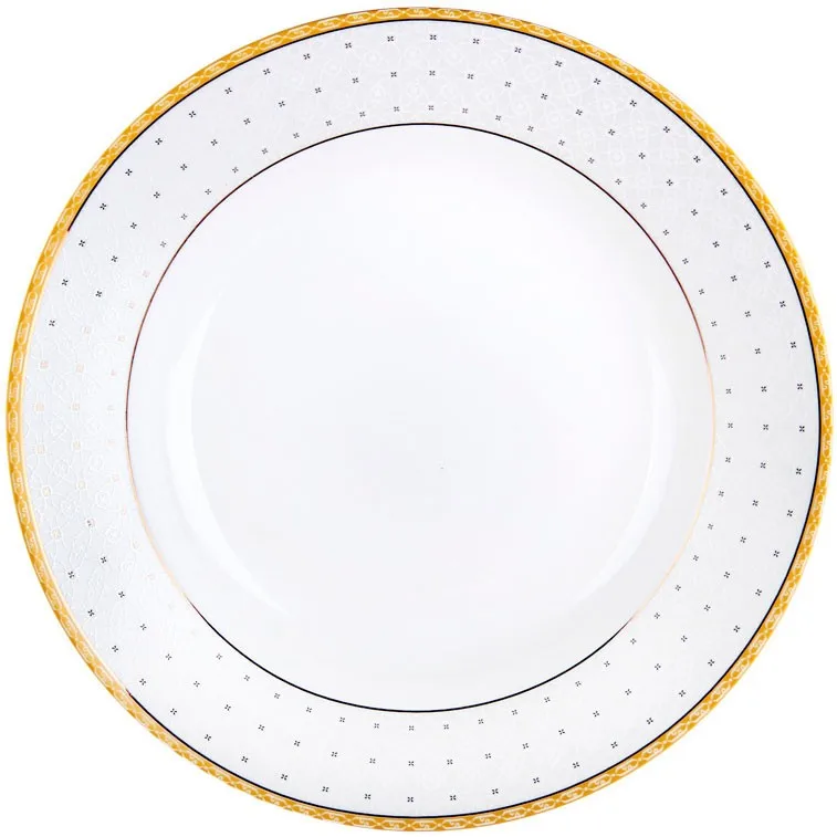 Тарелка суповая фарфоровая 19 см/450 мл &quotHarrington&quot Коралл |